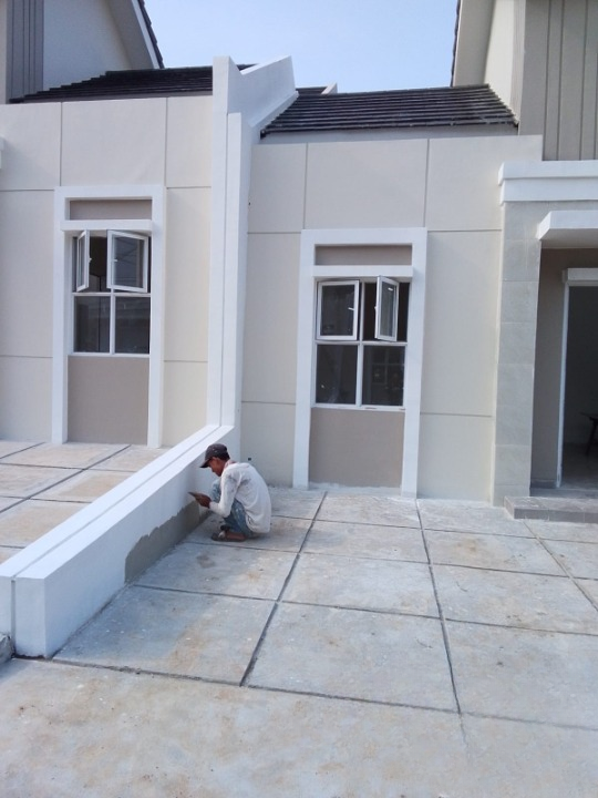 Melamir Dinding Rumah Tipe 36